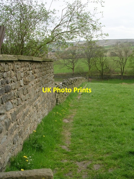 Photo 6"x4" Footpath - Hebden Bridge Road Lower Town\/SE0334 c2009