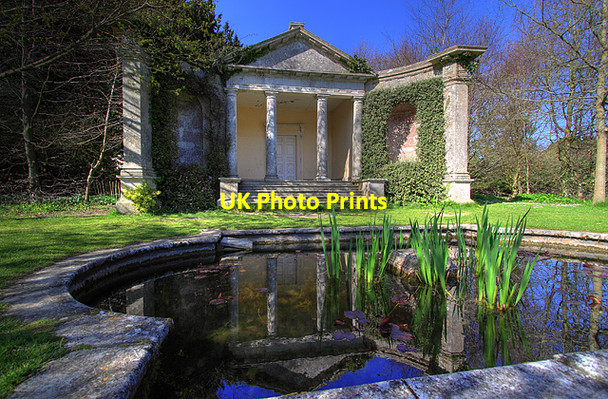 Photo 6"x4" Lakeside Temple, Kingston Maurward Park Kingston Maurward c2009