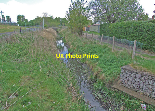 Photo 6"x4" Drainage ditch Garden City\/SJ3269 c2009