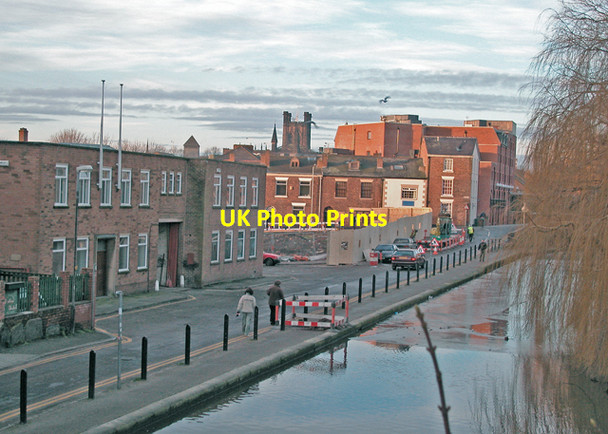 Photo 6"x4" Canalside development Chester c2003