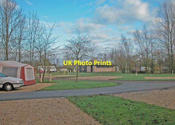 Photo 6"x4" Caravan site Moreton-in-Marsh c2004