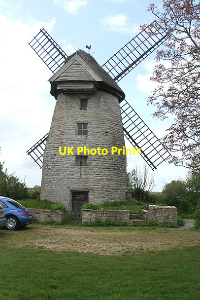 Photo 6"x4" High Ham: Stembridge Windmill Bramwell c2009