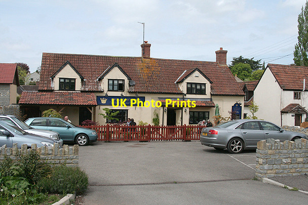 Photo 6"x4" Fivehead: The Crown Inn Fivehead c2009