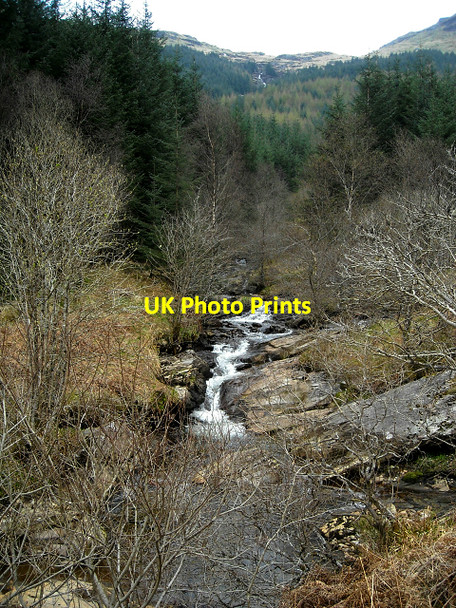 Photo 6"x4" Allt Glinne Mhoir Beinn an t- Seilich c2009
