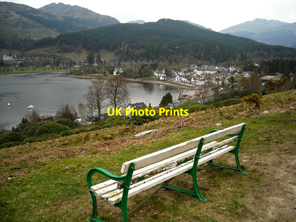 Photo 6"x4" A Bench Looking Over Lochgoilhead Lochgoilhead c2009