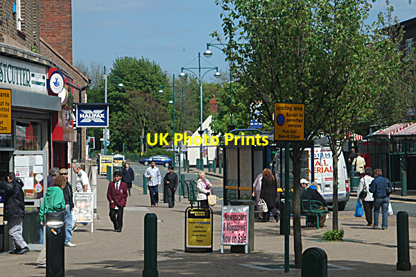 Photo 6"x4" Wednesfield Town Centre Wednesfield c2009