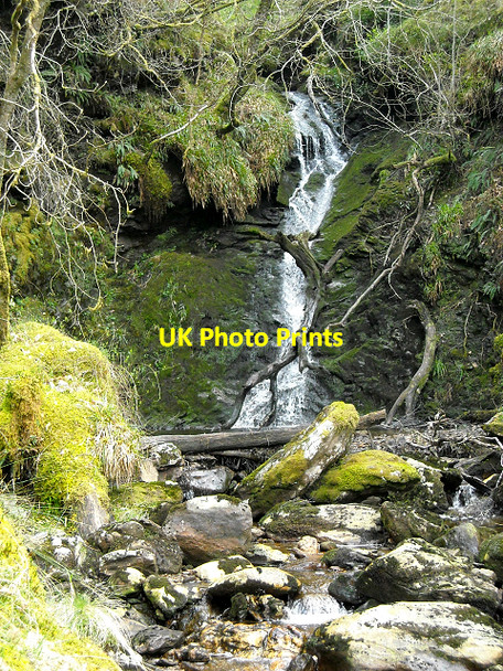 Photo 6"x4" Waterfall on East Side of Loch Goil Lochgoilhead c2009