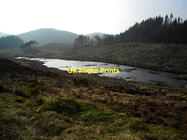 Photo 6"x4" Unmapped Loch in Loch Ard Forest Altskeith c2009