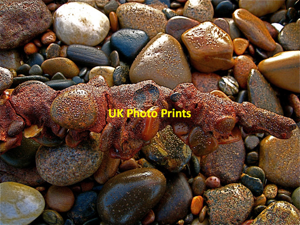 Photo 6"x4" Newburgh: pebbles and concretion Newburgh\/NJ9925 c2009