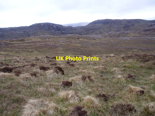 Photo 6"x4" Boggy moorland east of Meall na Braclaich Loch a' Chroisg\/NC2115 c2009