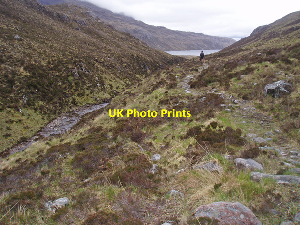Photo 6"x4" Footpath in Gleann Dorcha Meall a' Mhuthaich c2009