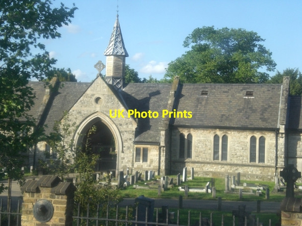Photo 6"x4" Acton Cemetery chapel, Park Royal Road W3 Acton\/TQ2080 c2009