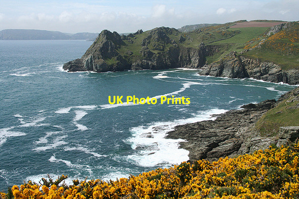 Photo 6"x4" Chivelstone: towards Gammon Head East Prawle c2009