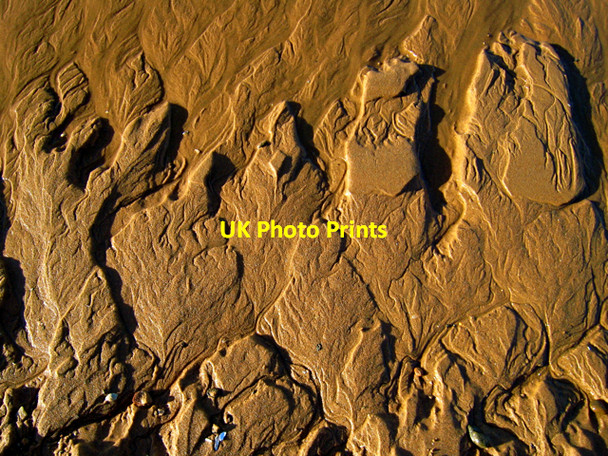 Photo 6"x4" Newburgh: sand patterns on Newburgh beach Newburgh\/NJ9925 c2009