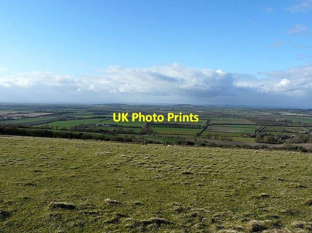 Photo 6"x4" Field near the White Horse Woolstone\/SU2987 c2009