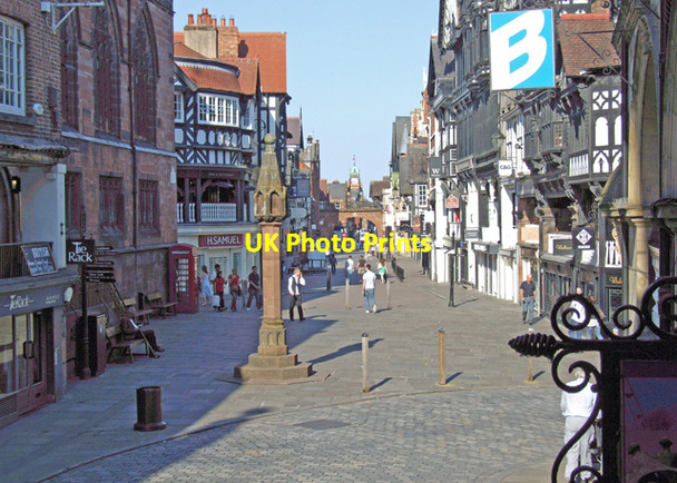 Photo 6"x4" Eastgate Street Chester c2009