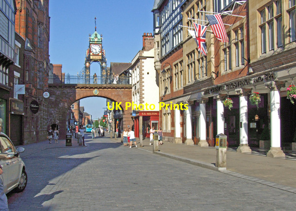 Photo 6"x4" The Eastgate Chester c2009