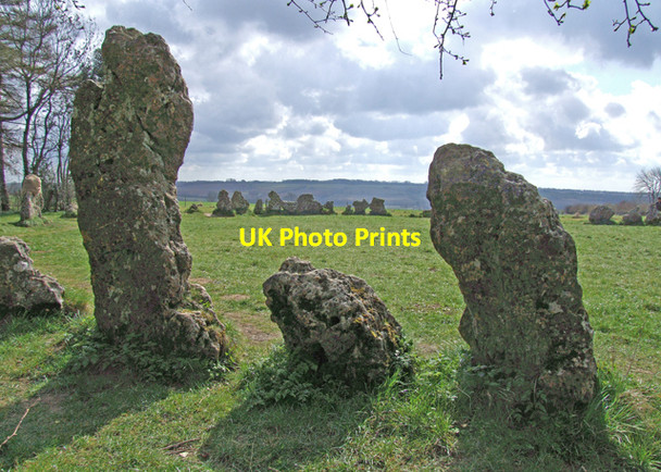 Photo 6"x4" Rollright Stones Little Rollright c2009 P1