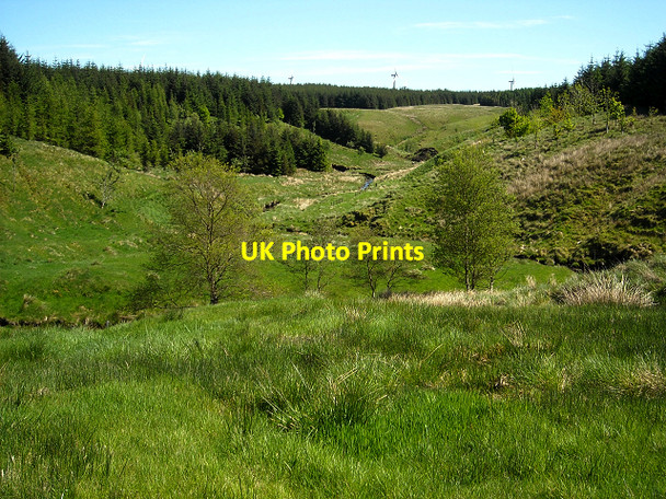 Photo 6"x4" Course of Pogiven Burn Glen Water\/NS5741 c2009