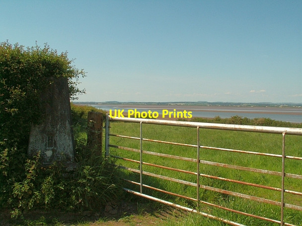 Photo 6"x4" Trig point hiding in a hedge Glasson\/NY2560 c2009