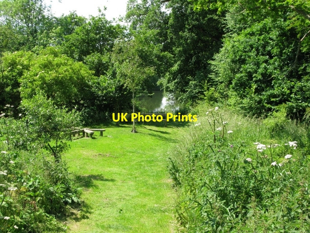 Photo 6"x4" Picnic area on the Royal Military Canal Path West Hythe c2009