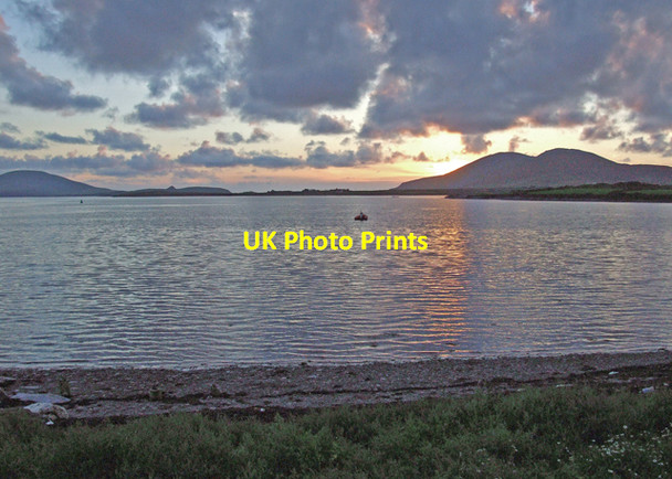 Photo 6"x4" Mannix Point sunset Cahersiveen c2008 P1