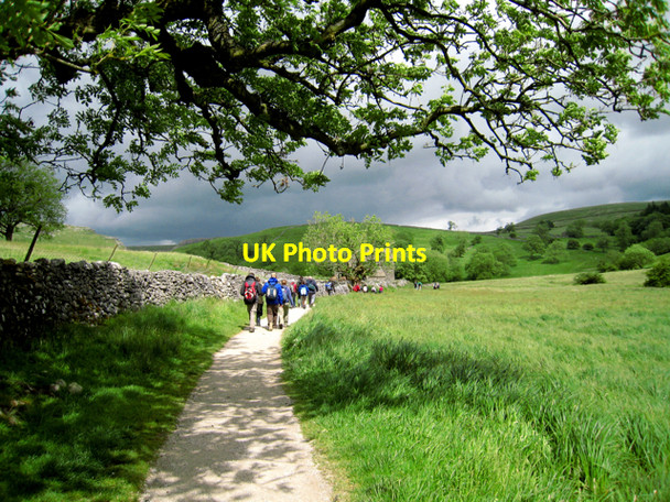 Photo 6"x4" Malham: the path to Janet's Foss Malham\/SD9062 c2009