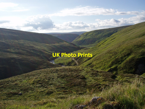 Photo 6"x4" View along Elrick Burn Meall nan Laogh\/NH6910 c2009