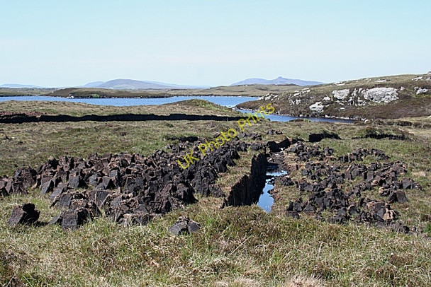 Photo 6"x4" Peat Cuttings by Loch an t-Sagairt B\u00e0gh a Ch\u00e0ise c2009
