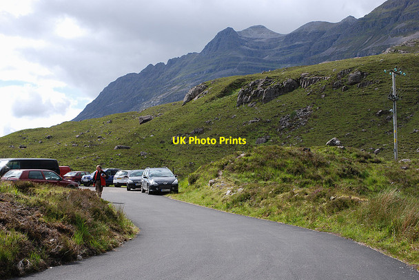 Photo 6"x4" Car park at the foot of Coire Dubh M\u00c3\u00b2r Lochan an Iasgair c2009