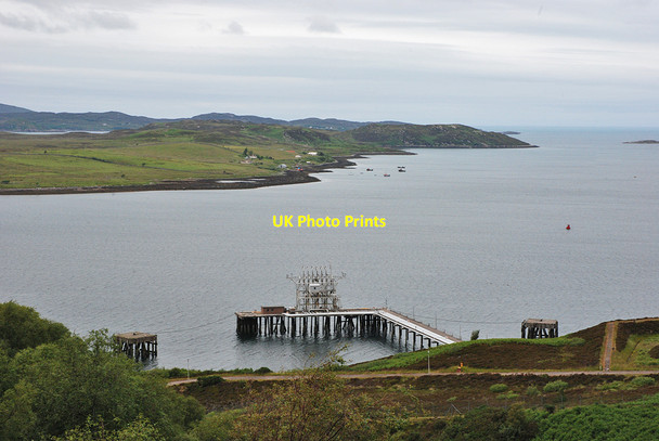 Photo 6"x4" NATO pier, Loch Ewe Drumchork\/NG8788 c2009