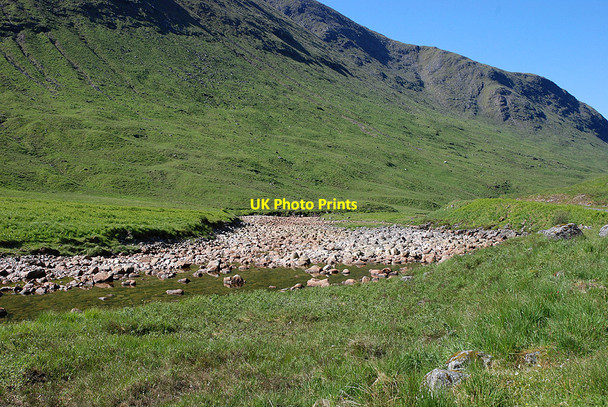 Photo 6"x4" The River Etive below the Fionn Gleann River Etive\/NN2252 c2009