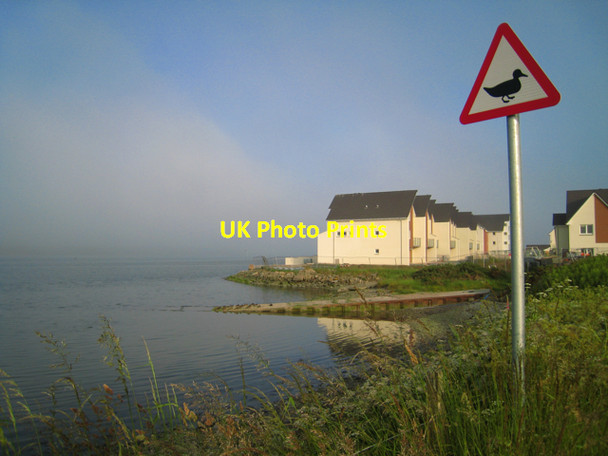 Photo 6"x4" Newburgh: beware of ducks in the fog Newburgh\/NJ9925 c2009