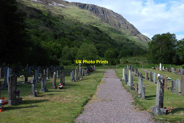 Photo 6"x4" Burial ground north of Loch Leven Glencoe\/NN1058 c2009