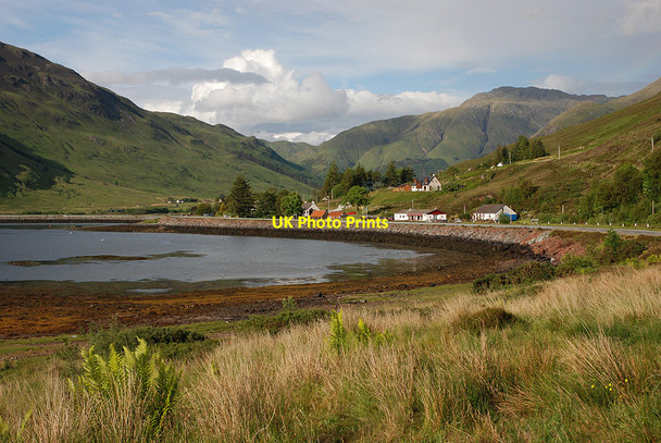 Photo 6"x4" Loch Duich shoreline at Allt a' Chruinn Carn-gorm c2009