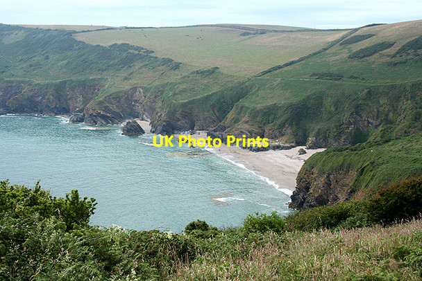 Photo 6"x4" Lanteglos: towards Great Lantic Beach Fowey c2009