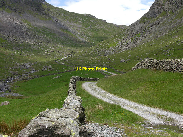 Photo 6"x4" Long Sleddale below Buckbarrow Crag Sadgill c2009