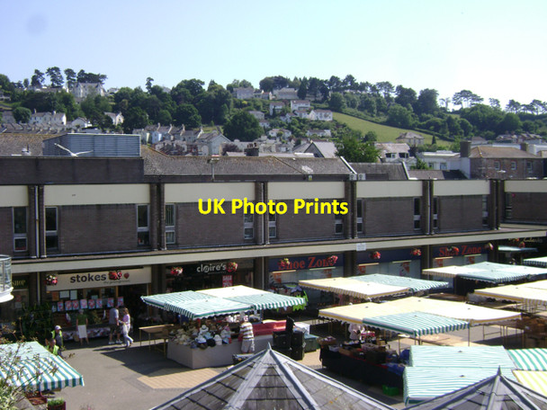 Photo 6"x4" Market Square, Newton Abbot (2) Newton Abbot c2009