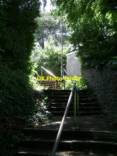 Photo 6"x4" Steps on Wolborough Hill, Newton Abbot Newton Abbot c2009