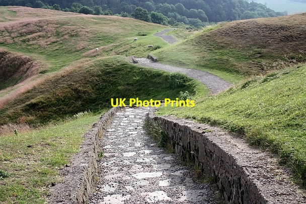 Photo 6"x4" Steps down Herefordshire Beacon Little Malvern c2009