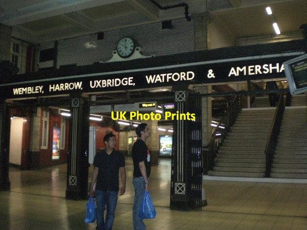 Photo 6"x4" Metropolitan Line, Baker Street Underground Station Marylebone\/TQ2881 c2009