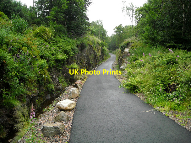 Photo 6"x4" Cycle Track at South Ballachulish South Ballachulish c2009