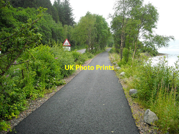 Photo 6"x4" Cycle Track Near South Ballachulish South Ballachulish c2009