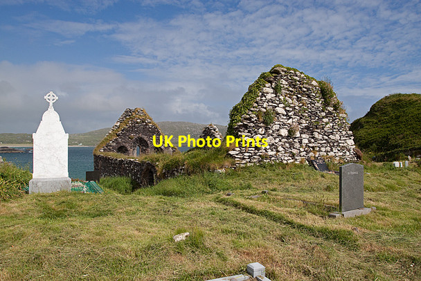 Photo 6"x4" Abbey Island Friary Caherdaniel c2009