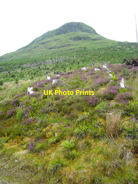Photo 6"x4" Sron Bhreac from Great Glen Way Clunes c2009