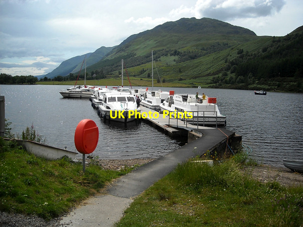 Photo 6"x4" Moorings at North End of Loch Lochy Laggan\/NN2996 c2009