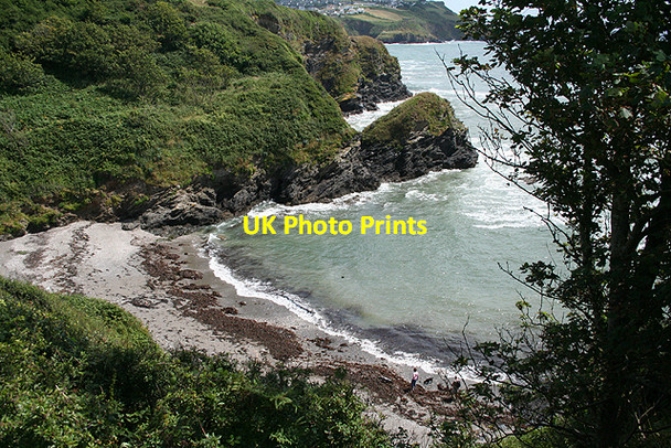 Photo 6"x4" Fowey: above Coombe Hawne 2 Fowey c2009