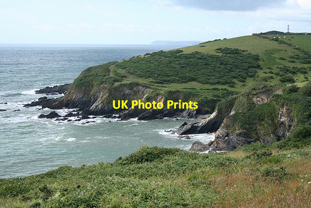 Photo 6"x4" Fowey: view over Coombe Hawne Fowey c2009