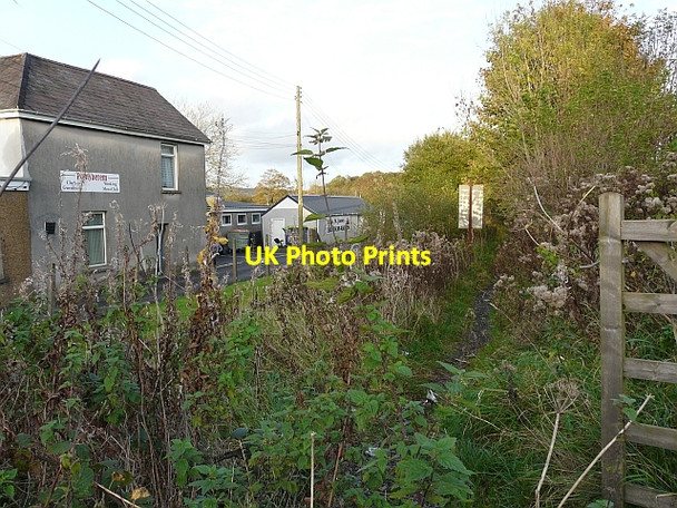 Photo 6"x4" Disused railway line, Pontyberem Pontyberem c2008