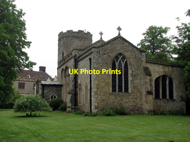 Photo 6"x4" Hengrave Church, east end Hengrave\/TL8268 c2008